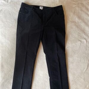 Chico's Black Corduroy Size 14 Pants